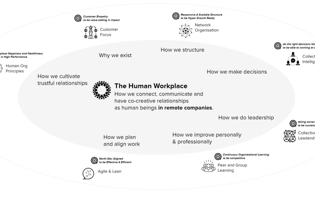 How to organize a remote company and build a human workplace for high performance and hyper-growth